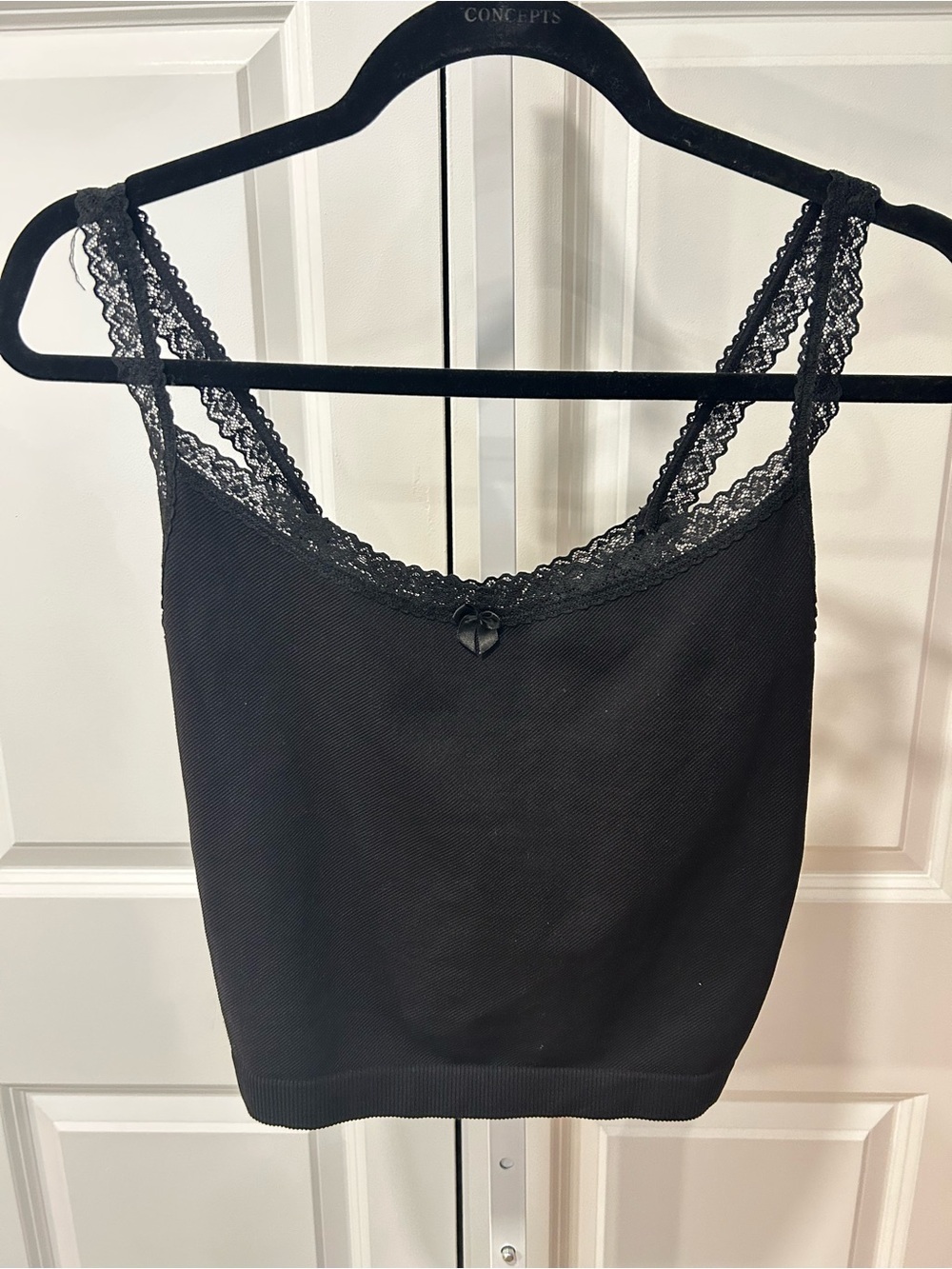 Black Lace Tank Top